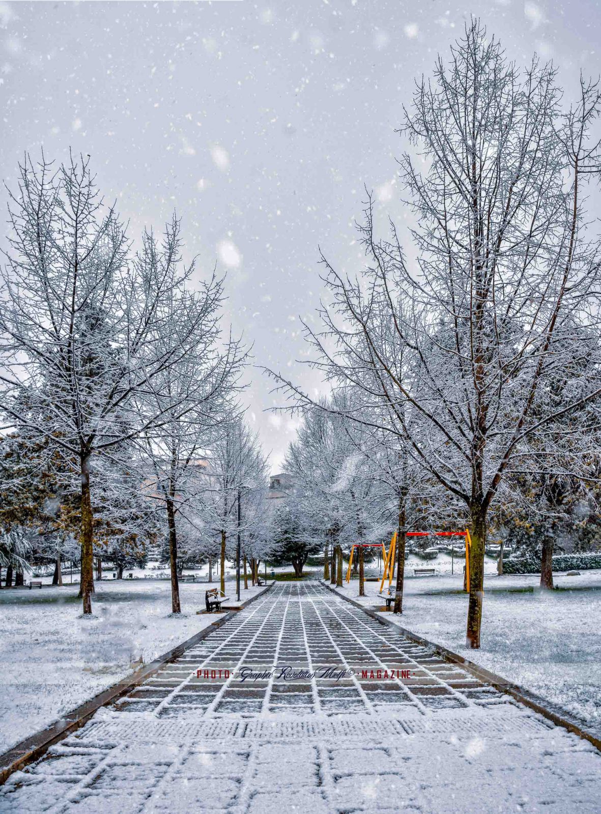 melfi neve paesaggio foto villa