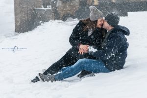 Fotografie Pre matrimoniale tra la neve a Melfi | Gianni & Fabiana